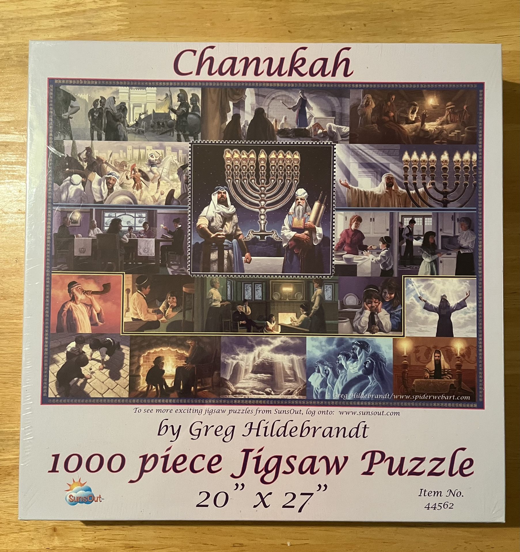 Greg Hildebrandt Chanukah 1000pc Jigsaw Puzzle