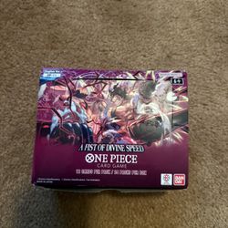 One Piece Anime Fist Of Divine Speed Card Boxes