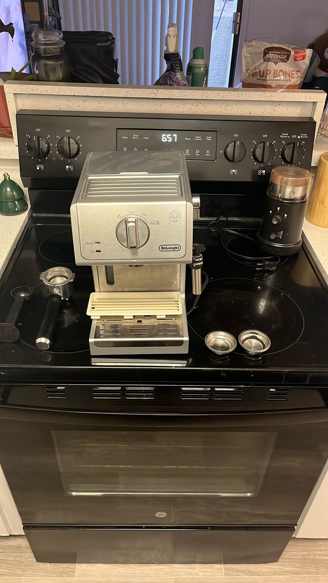 Espresso Machine And Coffee Grinder