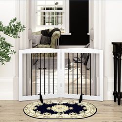 PUPETPO Freestanding Pet Gate