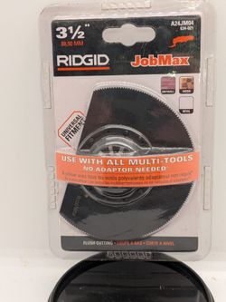 Ridgid JobMax 3-1/2 in. Multi Tool Univ Fit Flush Cut A24JM04 Brand New