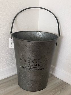 Galvanize Milk Bucket
