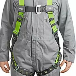 Harness: Vest, For Climbing, For Forklift Cherry Picker Quick-Connect Is New .