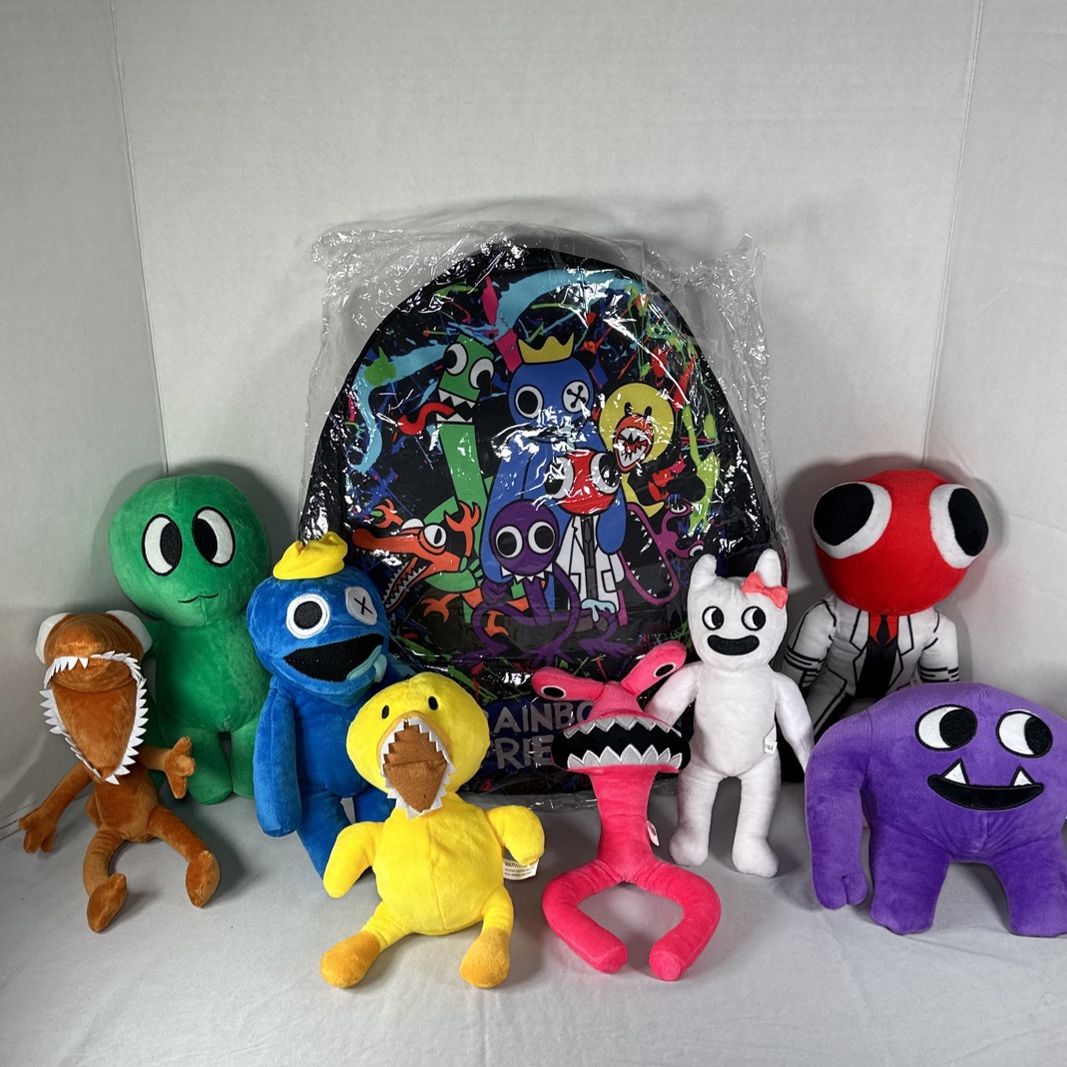 Rainbow Friends Plush And Backpack 