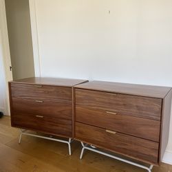 Two Blu Dot Dang 3 Drawer Dressers