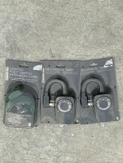 Mechanical timer and foot cord 10.00
