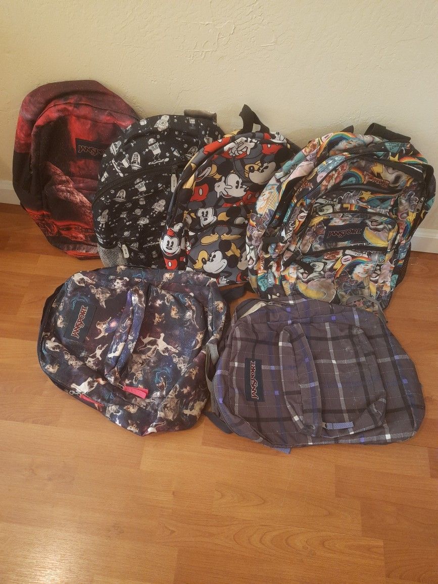 Backpacks For Sale Ten Bucks Each