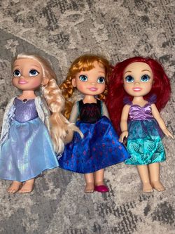 Disney Princess Toddler Dolls Set of 3