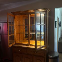 Wood China Cabinet