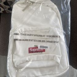 Supreme Backpack White 