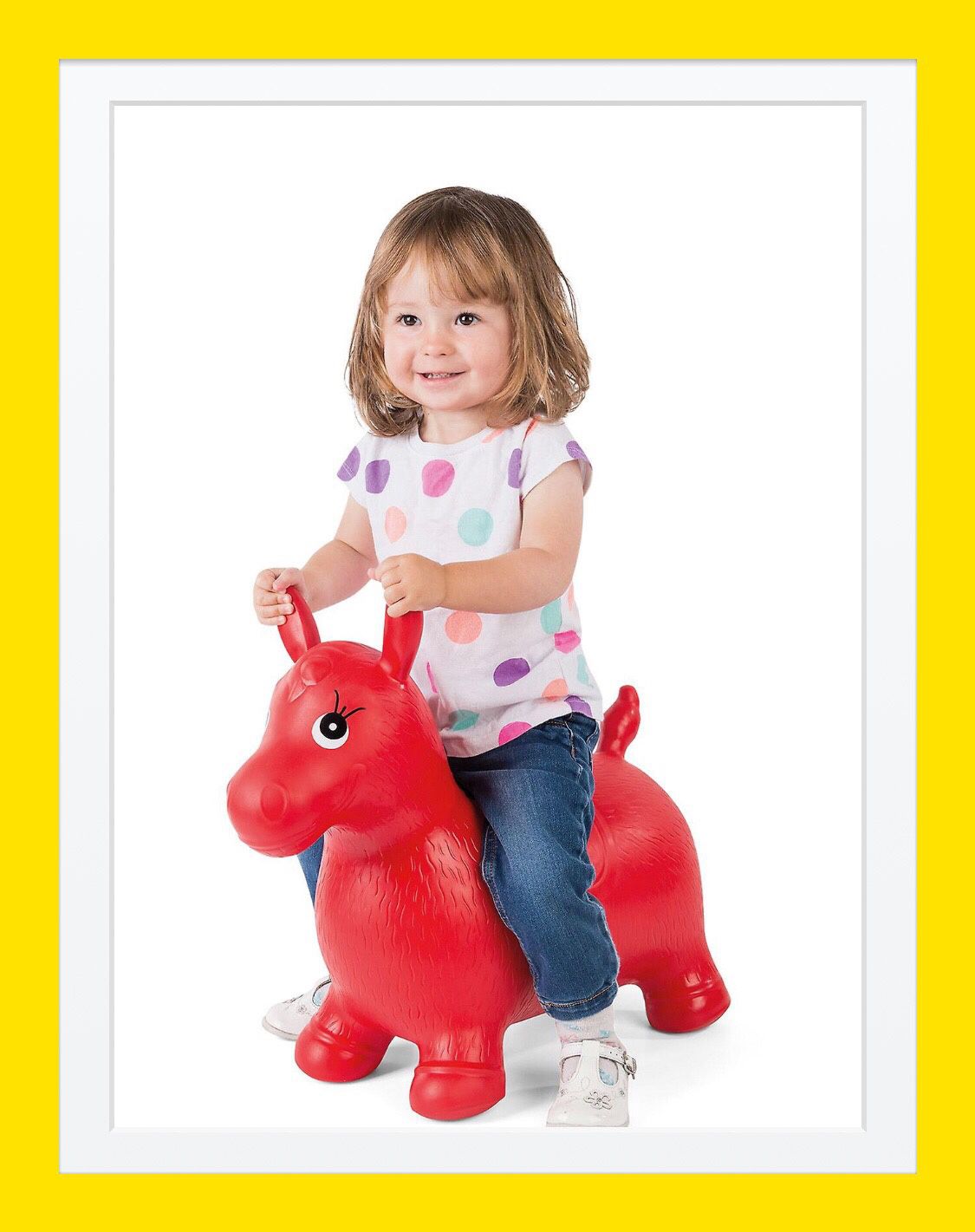 Red Horse Hopper, Ride-on Bouncy Animal