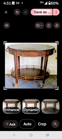 Vintage H. Sigh & Sons Danish Bar Cart – Solid Brass & Braided Leather