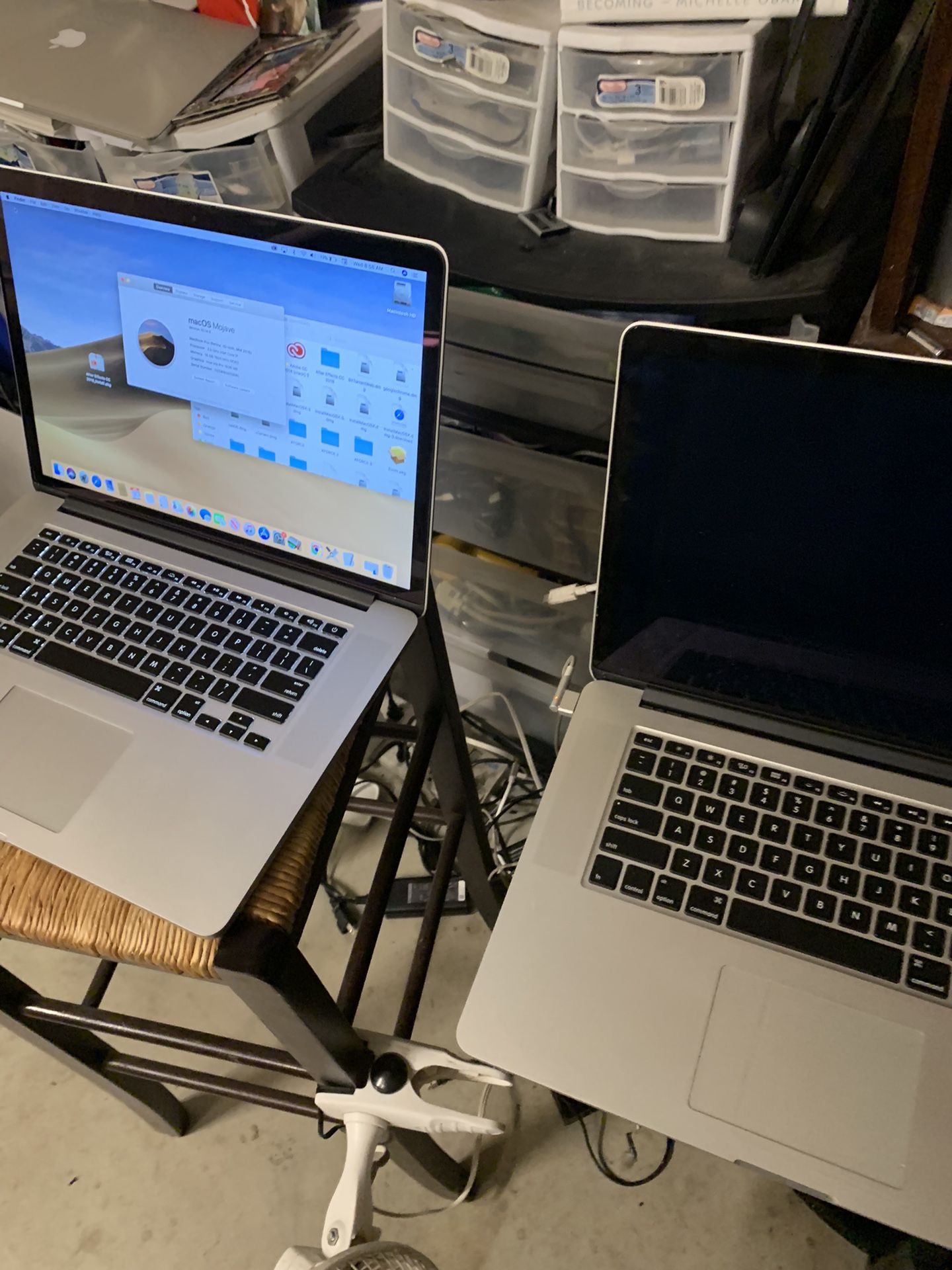 (2) 15” Retina MacBook Pro i7 500 Ssd