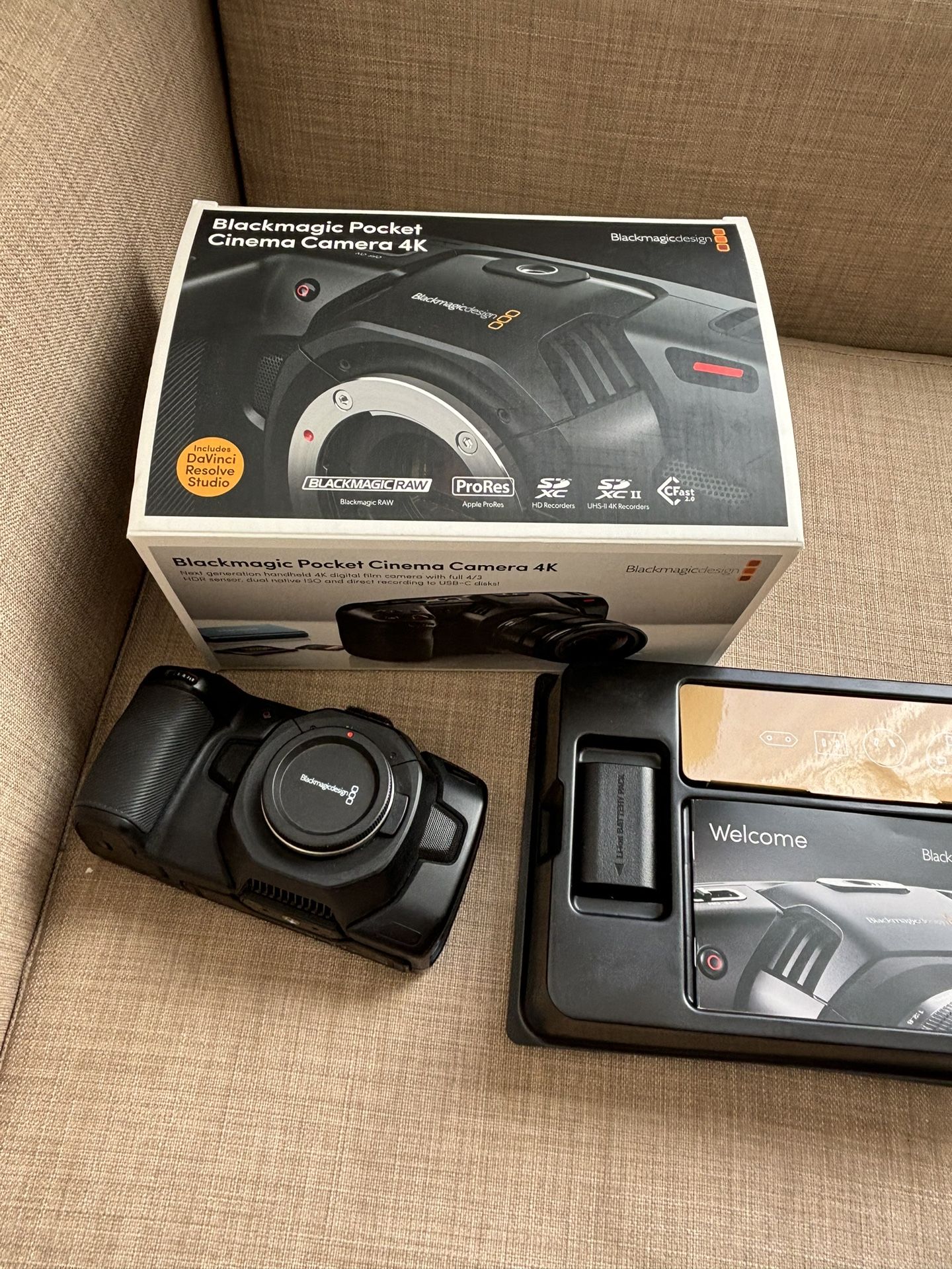Blackmagic Design Pocket Cinema Camera 4K - Excellent Condition