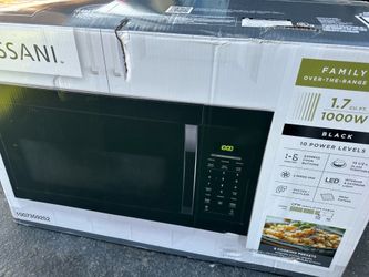 Vissani 1.7 cu. ft. 1000-Watt Over the Range Microwave in Black