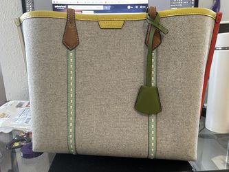 Perry Canvas Triple Compartment Tote