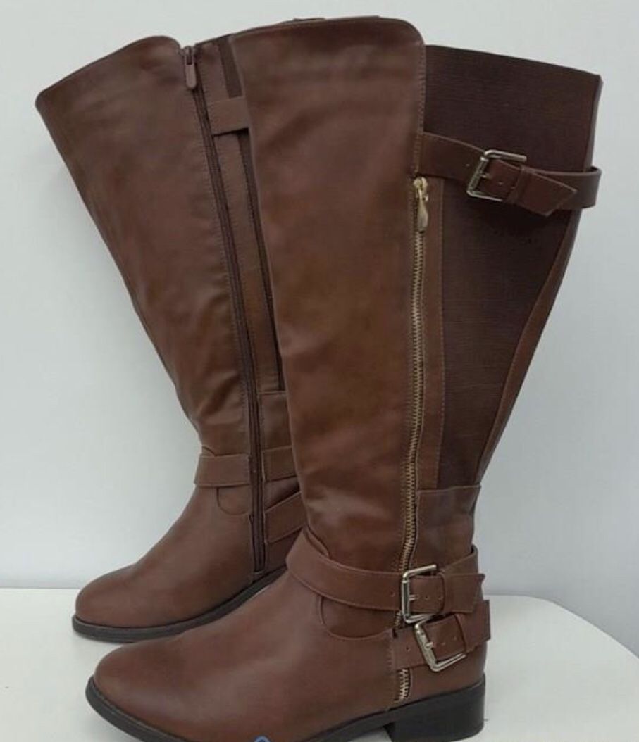 Torrid Brown Boots 8.5W 