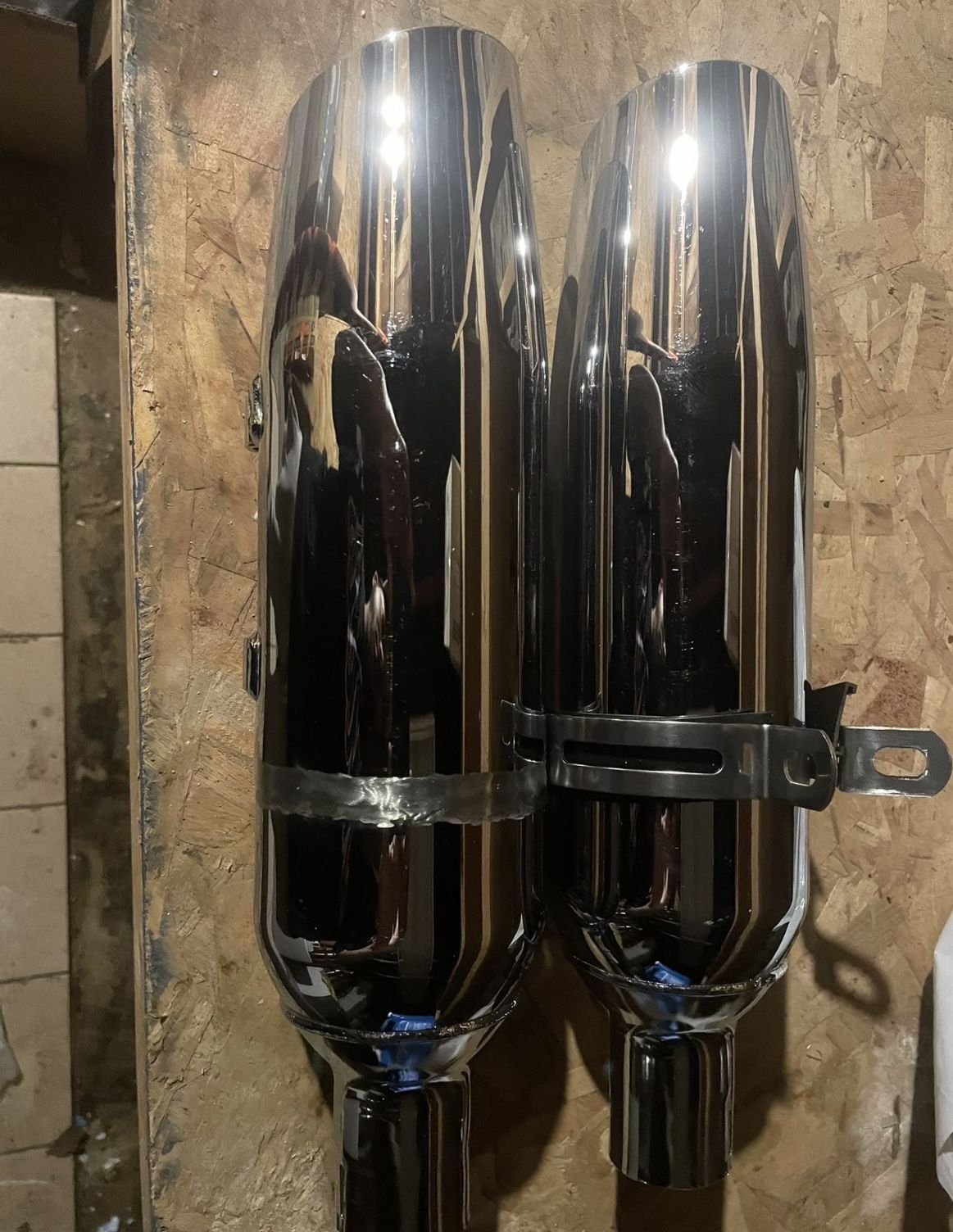Chrome Harley Davidson Slip On Pipes