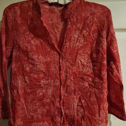 Womens Eddie Bauer button down top