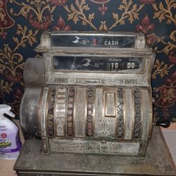 1894 All Brass National Cash Register