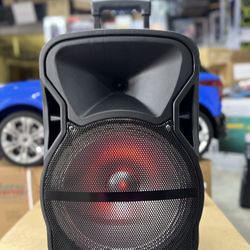  12’’ Bluetooth Speaker with tripod and wired microphone