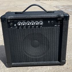 Monoprice 20-Watt 1x8 Guitar Combo Amplifier - Black With 86dB of Gain, 1/4 Inch, Headphone and 3.5m