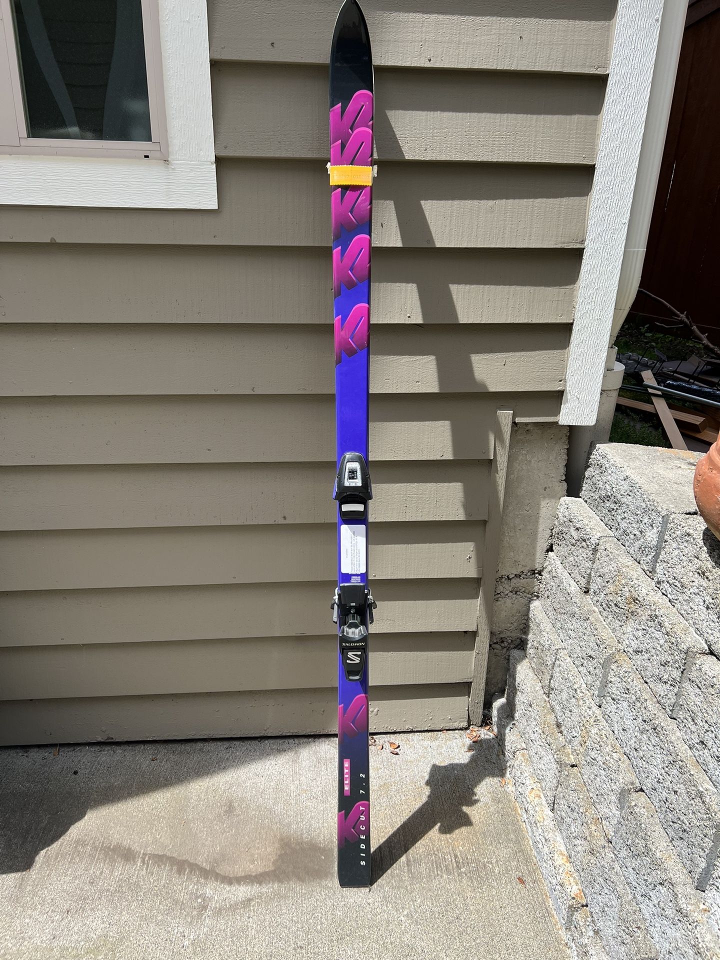Vintage Women’s K2 Skis With Solomon Bindings
