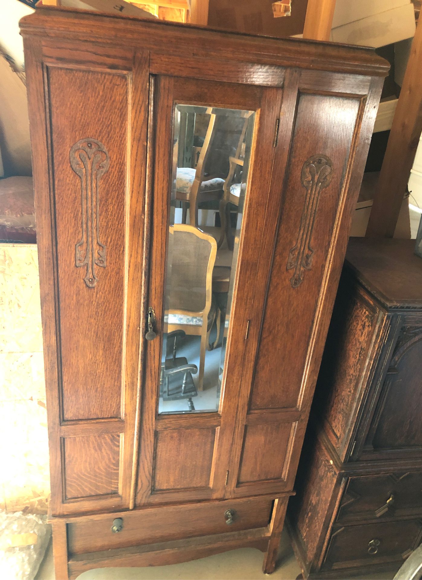 Antique wardrobe armoire