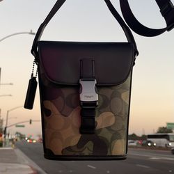 Coach Camouflage Shoulder Bag