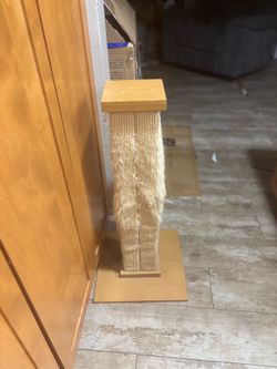 Cat scratch tree-litter box -feeder -bed