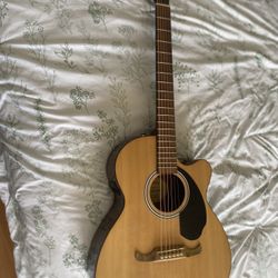 Fender FA-135CE Acoustic-Electric Guitar + Extras