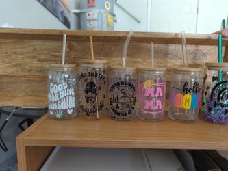 Glass Vinyl Cups