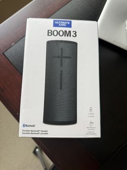 Brand New / Sealed - Ultimate Ears Boom 3 Portable Bluetooth Wireless Speaker (Waterproof)