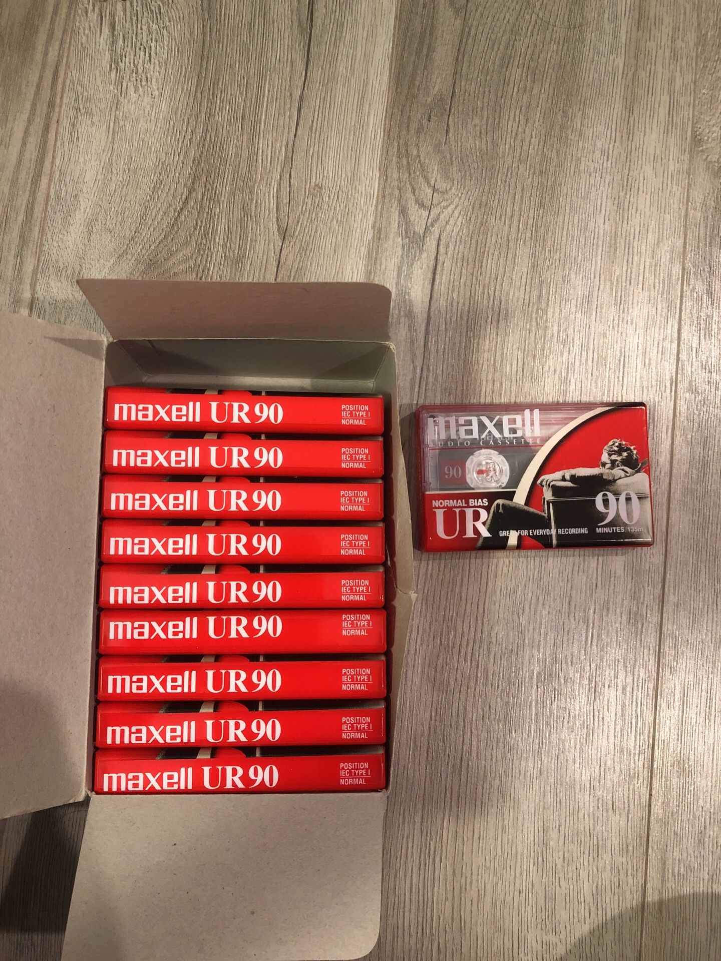Maxell casssette; 10 pack, new in package