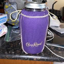 Custom Jar Crown Royal Glass