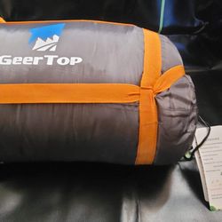 GEERTOP Portable Sleeping Bag for Camping Lightweight 3 Season Warm & Cold 
