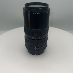 Konica Vintage Lens Kakinon 80-200mm Zoom Japan