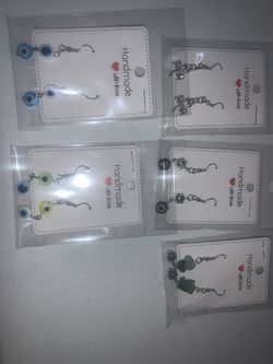 Evil Eye Earrings $4 Each Pair