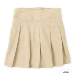 Girls Uniform Pleated Skort