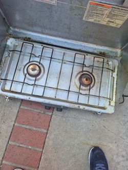 Camping stove full size two stoves propane