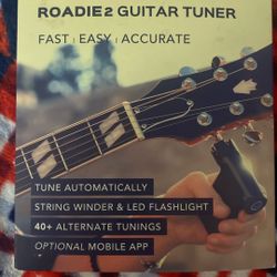 ROADIE 2 Smart Automatic Guitar Tuner & String Winder For Electric Guitars