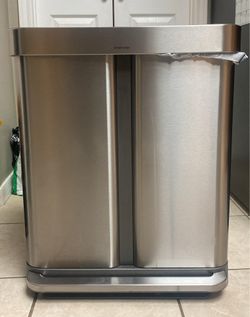 Simplehuman Stainless Steel Trash Can