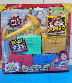 Ryan's World Pry and Smash Surprise Treasure Pack $8 (one available)