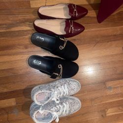 SHOE BUNDLE (sneakers and flats)