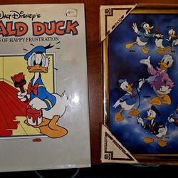 Disney Donald Duck Book and PITCURE 