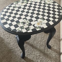 Whimsical Stylish Checker Board Table