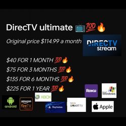 DIRECTV ULTIMATE   💯🔥