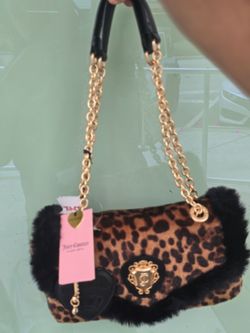 Juicy Couture Leopard Print Purse