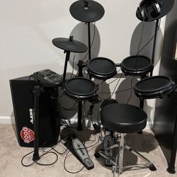 Alesis Drum Set With 2000 Watts Alesis Speaker