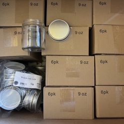 New 9oz Mason Jars For Candle Making /crafting 